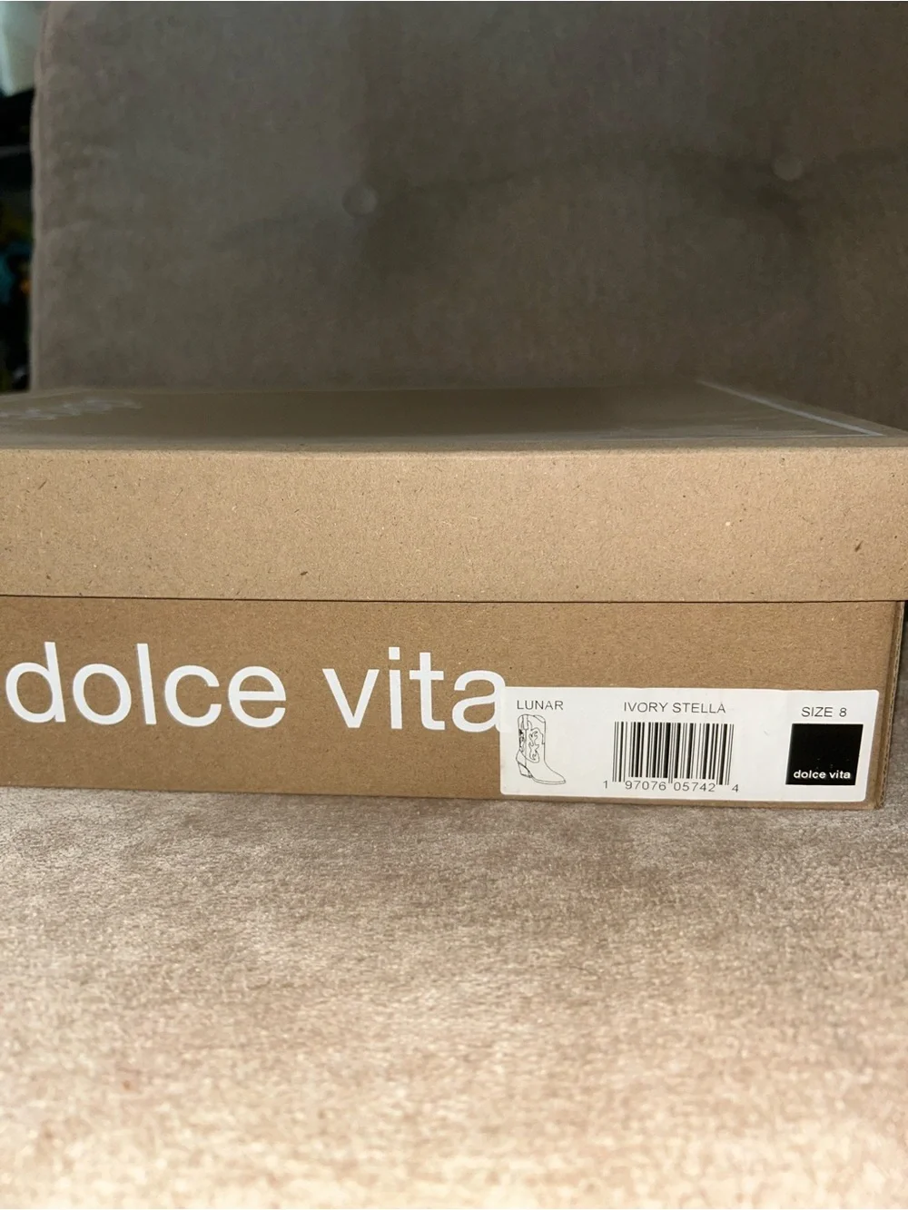 Dolce Vita Cream Western Boots